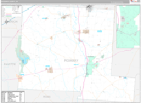 Pickaway Wall Map Premium Style