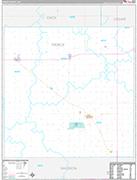 Pierce Wall Map Premium Style