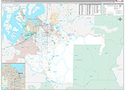 Pierce Wall Map Premium Style