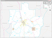 Pike Wall Map Premium Style