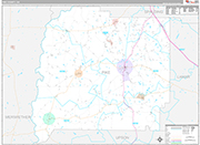 Pike Wall Map Premium Style