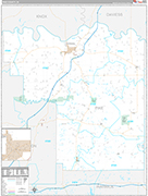 Pike Wall Map Premium Style