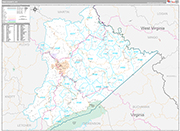 Pike Wall Map Premium Style