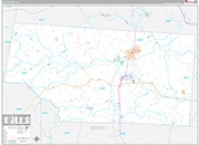 Pike Wall Map Premium Style