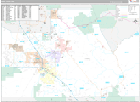 Pinal Wall Map Premium Style