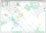 Pinal Wall Map Premium Style
