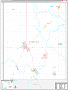 Pipestone Wall Map Premium Style