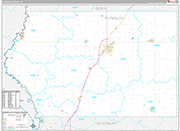 Plymouth Wall Map Premium Style