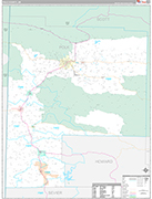 Polk Wall Map Premium Style