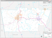 Polk Wall Map Premium Style
