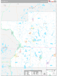 Polk Wall Map Premium Style