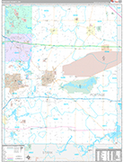 Portage Wall Map Premium Style
