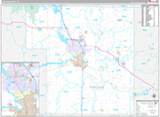 Portage Wall Map Premium Style