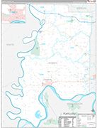 Posey Wall Map Premium Style