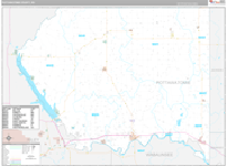 Pottawatomie Wall Map Premium Style