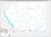 Pottawatomie Wall Map Premium Style