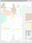 Pottawatomie Wall Map Premium Style