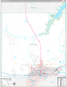 Potter Wall Map Premium Style
