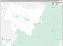 Powell Wall Map Premium Style