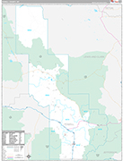 Powell Wall Map Premium Style