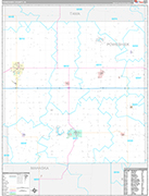 Poweshiek Wall Map Premium Style