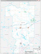 Prairie Wall Map Premium Style