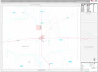 Pratt Wall Map Premium Style