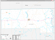 Putnam Wall Map Premium Style