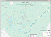 Rabun Wall Map Premium Style