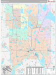 Ramsey Wall Map Premium Style