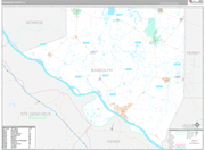 Randolph Wall Map Premium Style