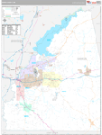 Rankin Wall Map Premium Style