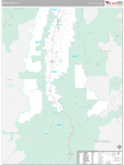 Ravalli Wall Map Premium Style