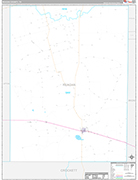 Reagan Wall Map Premium Style