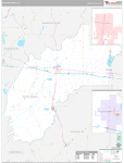 Richland Wall Map Premium Style