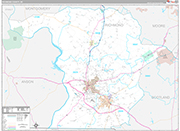 Richmond Wall Map Premium Style