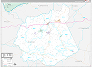 Ritchie Wall Map Premium Style