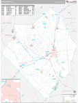 Robeson Wall Map Premium Style