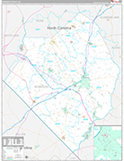 Robeson Wall Map Premium Style