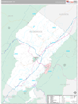 Rockbridge Wall Map Premium Style