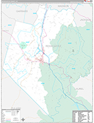 Rockcastle Wall Map Premium Style