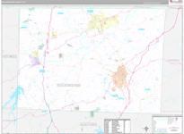 Rockingham Wall Map Premium Style