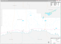 Roosevelt Wall Map Premium Style