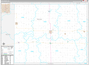 Rush Wall Map Premium Style