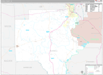 Russell Wall Map Premium Style