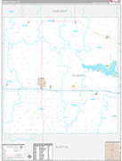 Russell Wall Map Premium Style