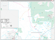 Sandoval Wall Map Premium Style