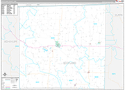 Scotland Wall Map Premium Style
