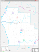 Scott Wall Map Premium Style