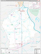 Scott Wall Map Premium Style